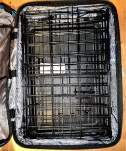 MidWest Homes for Pets Newly Enhanced Single Door iCrate Dog Crate, Includes Leak-Proof Pan, Floor Protecting Feet , Divider Panel & New Patented Features XX-Small - 18" L x 12" W x 14" H 44 91iKaQ5Bz1L