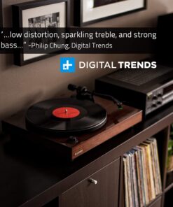 Fluance RT81 Elite High Fidelity Vinyl Turntable Record Player with Audio Technica AT95E Cartridge, Belt Drive, Built-in Preamp, Adjustable Counterweight, High Mass MDF Wood Plinth - Walnut 31 91iKhFjuapL