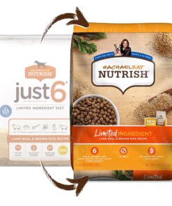 Alternative view of Rachael Ray Nutrish Limited Ingredient Lamb Meal & Brown Rice Recipe, Dry Dog Food, 14 Pound Bag (Packaging Design May Vary) Dry Food 14.00 Pound (Pack of 1)