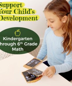 Star Right Math Flash Cards Set of 4 - Addition, Subtraction, Division, & Multiplication Flash Cards - 4 Rings - 208 Math Flash Cards - Ages 6+ - Kindergarten, 1st, 2nd, 3rd, 4th, 5th & 6th Grade 28 91iP8EmZgcL