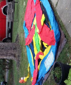 Little Tikes Jump 'n Slide Bouncer with Arched Canopy Overhead Cover, Plus Heavy Duty Blower, Stakes, Repair Patches, and Storage Bag |3-Kid Capacity, Ages 3-8 Years 27 91iSkBB3Z2L