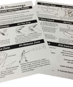Alternative view of Tech Carbon Fiber Boomerang - from Colorado Boomerangs - Carbon Fibre / Composite Plastic Construction.