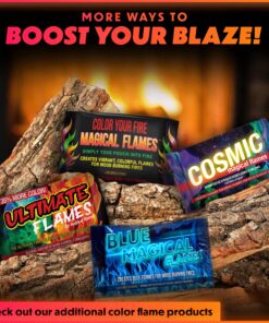 Magical Flames Fire Color Changing Packets for Campfires, Fire Pit, Outdoor Fireplaces - Camping Essentials for Kids & Adults - 25 Pack 25 pk Magical - 0.8 Oz 22 91iUIiLH4uL 1