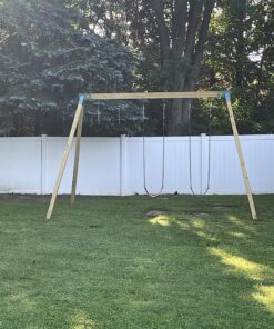 Eastern Jungle Gym Easy 1-2-3 A-Frame 2 Brackets for Swing Set with All Mounting Hardware, Green 2 A-Frame Swing Set Brackets 49 91ibUUDZUhL