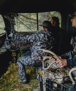 Barronett Blinds BE650BW Beast Pop Up Portable 6 Person Hunting Blind, Bloodtrail Backwoods Camo 14 91icEzpmUL