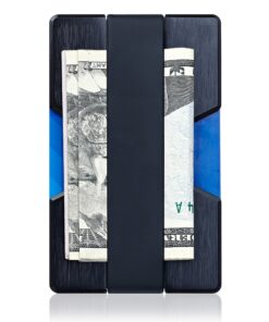 ROCO MINIMALIST Aluminum Slim Wallet RFID BLOCKING Money Clip - No.2 Black 38 91iecR3pCdL