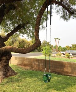 Tree Swing Hanging Straps Kit, Heavy Duty Holds 2200LBS 5FT Extra Long, with Safer Lock Snap Carabiners & Carry Pouch Bag 5 ft 34 91ipDpiFlmL