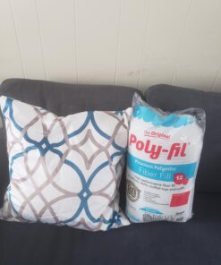 Fairfield The Original Poly-Fil, Premium Polyester Fiber Fill, Soft Pillow Filler, Stuffing for Stuffed Animals, Toys, Cloud Decorations, and More, Machine-Washable, 12-ounce Bag 24 91iq3YE3rfL