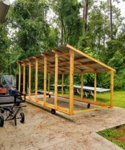 POWERTEC 8 Inch Heavy Duty Fixed Caster Wheels, Pneumatic Plate Casters with Rubber Knobby Tread for Workbench, Dolly, Cart, Trolley, Wagon & Chicken Coop, Large Castor Wheels, 1pk (17053) Fixed, 1pk 30 91iraED0SnL 3