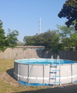 Intex 16ft X 48in Ultra Frame Pool Set with Filter Pump, Ladder, Ground Cloth & Pool Cover 17 91isH2JI59L