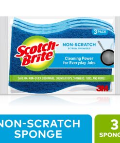Alternative view of Scotch-Brite Non-Scratch Scrub Sponges, 24 Scrub Sponges, Lasts 50% Longer than the Leading National Value Brand 3 Count (Pack of 8)