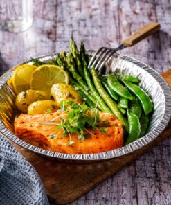 NoCry Premium Disposable Pie Pans (50 Pack) - Foil Aluminum Pie Pans 9 Inch or Disposable Pie Tins for Baking Delicious Pies or Crispy Pie Crusts 22 91izVvbsvLL