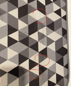 S&T INC. Dish Drying Mat for Kitchen, Absorbent, Reversible Microfiber Dish Mat, 16 Inch x 18 Inch, White Trellis 35 91j2cDsenAL