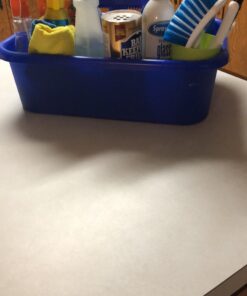 Akro-Mils 09185 Plastic Tote Tool & Supply Cleaning Caddy with Handle, (18-3/8-Inch x 13-7/8-Inch x 9-Inch), Blue (09185BLUE) Tote Caddy 32 91j6MEJwiL