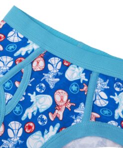 Marvel Boys' Toddler Spiderman and Superhero Friends 100% Combed Cotton Underwear Multipacks with Iron Man, Hulk & More 4T 10-pack Spidey Multi-hero Briefs 7 91jC50Wy2wL 1
