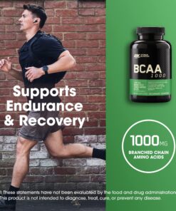 Optimum Nutrition Instantized BCAA Capsules, Keto Friendly Branched Chain Essential Amino Acids, 1000mg, 60 Count Unflavored 60 Count (Pack of 1) 13 91jD9YJQwxL