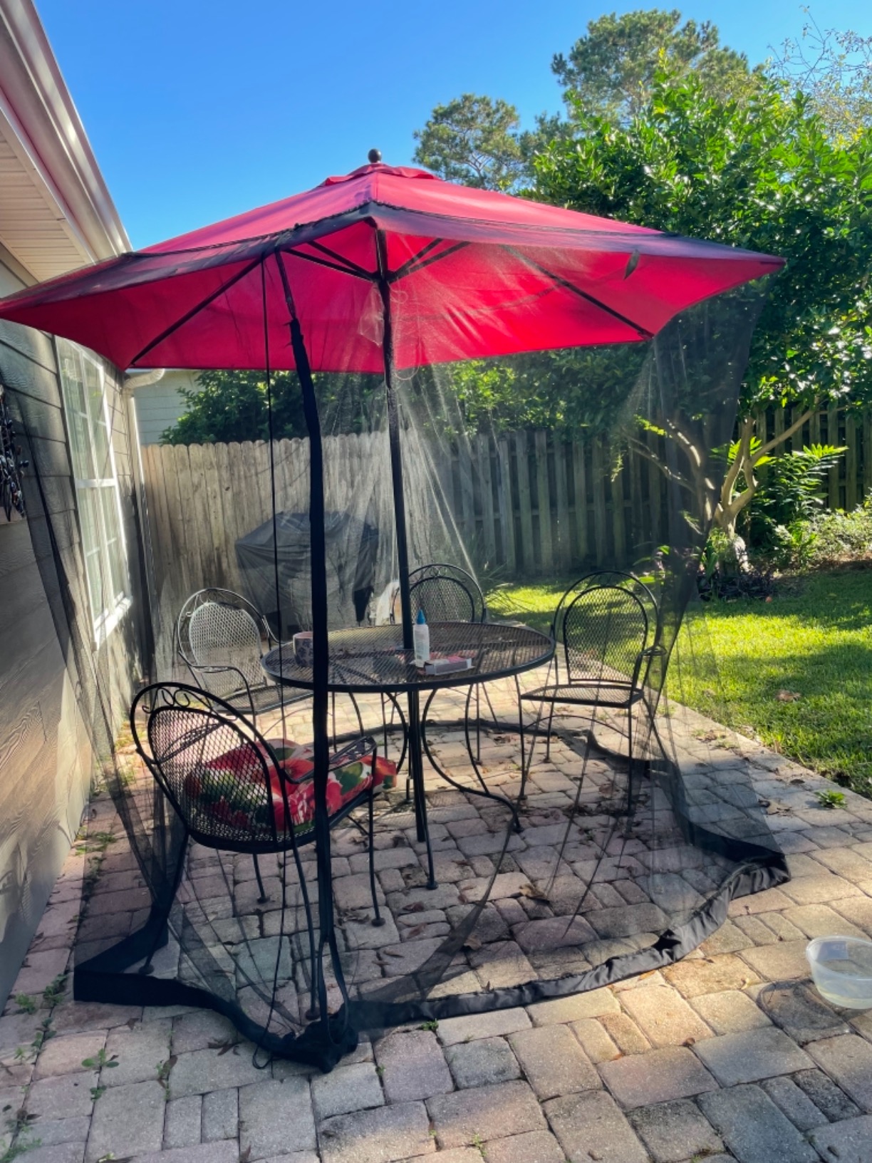 Best Choice Products 9ft Adjustable Mosquito Net for Umbrellas 7.5-11ft, Bug Screen Patio Umbrella Accessory for Outdoor Market Offset Cantilever w/Polyester Mesh Net, Zipper Door, Fillable Base 11 Best Choice Products 9ft Adjustable Mosquito Net for Umbrellas 7.5-11ft, Bug Screen Patio Umbrella Accessory for Outdoor Market Offset Cantilever w/Polyester Mesh Net, Zipper Door, Fillable Base - Image 11