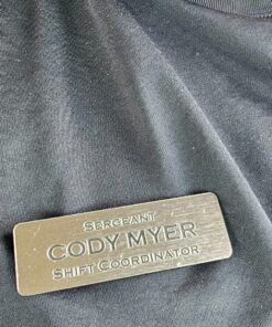 Business Name Tag/ID Badge Custom Engraved, Magnet, Pin, Screws or Tape - Size Choices - Lasercrafting Name Badges and Name Tags for Classroom, Business, Office 30 91jRWEUSAaL