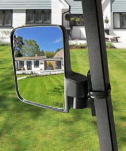10L0L Golf Cart Mirror, No-drilling Side Rear View Mirror Fits EZGO Club Car Yamaha Golf Cart and Others Drilling Required Black 34 91jRgQeOIYL