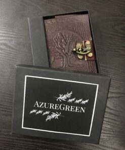 Leather Celtic Tree of Life Book of Shadows Blank Spell Book Wicca 5" Brown 33 91jSLurwq4S