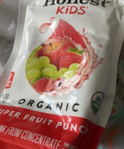 Honest Kids Super Fruit Punch Organic Fruit Juice Drink, 6.75 Fl Oz, 32 Pack 25 91jUTA72sL
