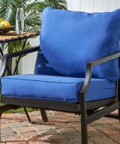 Greendale Home Fashions Deep Seat Cushion Set, Marine 25 91jV0BhXzrL