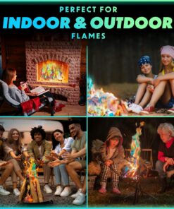 Magical Flames Fire Color Changing Packets for Campfires, Fire Pit, Outdoor Fireplaces - Camping Essentials for Kids & Adults - 25 Pack 25 pk Magical - 0.8 Oz 19 91jb0bDt gL 1