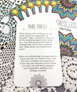 Sunny Present Stress Less Cards - 50 Mindfulness & Meditation Exercises - Helps Relieve Stress and Anxiety - The Original Deck 16 91jezZ1gkEL