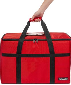 Homevative XL Insulated Food & Grocery Delivery Bag - For Catering, Restaurants, Delivery Drivers, etc 18 91k zio97tS 1