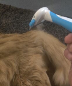 Paws & Pals Dog Brush - Gentle Soft Hair Rake Trimming Comb - Best for Shedding Dogs-Cats, Thick Long Short Haired Pet, Coat Grooming & Cat Hair Fur Removal - Self Cleaning - Deshedding Supplies 37 91k2MfhOiBL