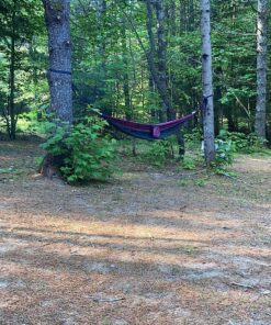 Foxelli Hammock Straps XL – Camping Hammock Tree Straps Set (2 Straps & Carrying Bag), 20 ft Long Combined, 40+2 Loops, 2000 LBS No-Stretch Heavy Duty Hammock Suspension System Kit 27 91k8kOhZ82L