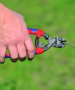 KNIPEX - 7112200 Tools 71 12 200, Comfort Grip High Leverage Cobolt Cutters with Opening Lock and Spring 19 91k9AwXq7xL