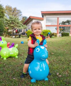 Alternative view of GYMNIC - Rody Bounce Horse, Hopping Ride on Horse for Toddler, Inflatable Horse, Bouncy Animals for Toddlers and Children, Outdoor Toys, Teal