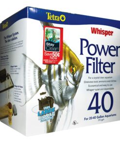 Tetra Whisper Power Filter for Aquariums, 3 Filters in 1, Up to 40-Gallons 26 91kOdbSDq4L
