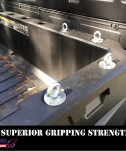 GripPRO ATV Anchors to fit Polaris Ranger Lock & Ride ATV Tie Down Anchors - Set of 4 Anchors Also Made to fit Polaris General - Will NOT FIT RZR 26 91kSZW UguL