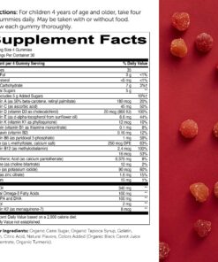 Alternative view of SmartyPants Kids Multivitamin Gummies: Omega 3 Fish Oil (EPA/DHA), Vitamin D3, C, Vitamin B12, B6, Vitamin A, K & Zinc for Immune Support, Gluten Free, Cherry Berry Flavor, 120 Count (30 Day Supply) Kids Cherry Berry 120 Count (Pack of 1)