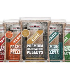 Camp Chef Orchard Apple BBQ Pellets, Hardwood Pellets for Grill, Smoke, Bake, Roast, Braise and BBQ, 20 lb. Bag 20-Pound 15 91kdNW5bW5L
