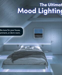 Power Practical LED Lights for TV Backlight - Luminoodle, USB Powered TV LED Light Strip w/ Bias Ambient Lighting for Home Theater - True White - Size (24"-29” TV) Medium (24 in-29 in TV, White) 41 91kgkkdC6DL