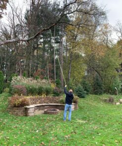 Sportsman Pocket Chainsaw 36 Inch Long Chain With Fire Starter Best Compact Folding Hand Saw Tool for Survival Gear, Camping, Hunting, Tree Cutting or Emergency Kit. Replaces Your Pruning & Pole Saw 46 91kkicfthZL