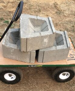 Gorilla Carts GOR400-COM Steel Garden Cart, Steel Mesh Removable Sides, 3 cu ft, 400 lb Capacity, Green 50 91kqiIwMZTL