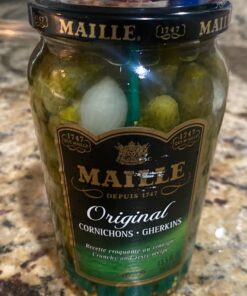 Maille Pickles Cornichons Original The perfect cornichon for garnishing a gourmet sandwich or snacking Product of France 13.5 oz 16 91l aYQTuwL