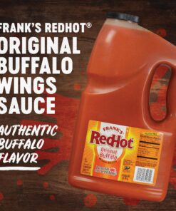 Alternative view of Frank's RedHot Original Buffalo Wings Sauce, 1 gal - 1 Gallon Bulk Container of Buffalo Hot Sauce with a Bold, Spicy Flavor Perfect for Wings, Dressings, Dips and More 128 Fl Oz (Pack of 1)