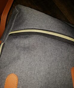 Modoker Vintage Laptop Backpack for Women Men,Travel Backpacks with USB Charging Port Fashion Backpack Fits 15.6Inch Notebook, Grey 38 91l5Hsbw9XL