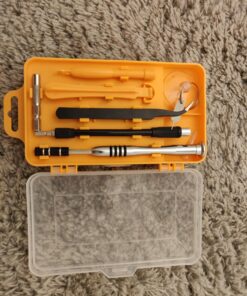 Precision Screwdriver Set Magnetic - Professional 110 in 1 Screw driver Tools Sets, PC Repair Tool Kit for Mobile Phone/Tablet/Computer/Watch/Camera/Eyeglasses/Other Electronic Devices 110 Yellow 53 91l8weOpaUL