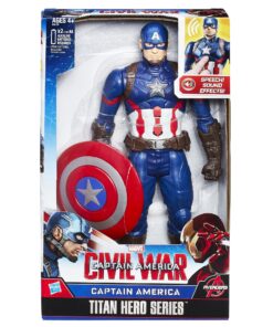 Alternative view of Marvel Titan Hero Series Captain America Electronic Figure