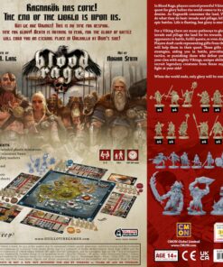 Blood Rage (Core Box) | Strategy Game | Viking Fantasy Board Game | Tabletop Miniatures Battle Game for Adults and Teens | Ages 14+ | 2-4 Players | Avg. Playtime 60-90 Mins | Made by CMON 27 91lbWUyTZnL
