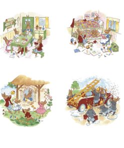 Alternative view of Royal Doulton Bunnykins Classic Baby Dinnerware, 2 Piece Set 2-PIECE BABY SET (BOWL & TWO HANDLED MUG)