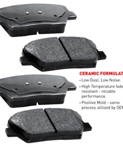 R1 Concepts Eline Drilled Slotted Brake Rotors + Ceramic Pads Kit Bmw 323,325,328, (E46) 27 91lgGymWulL