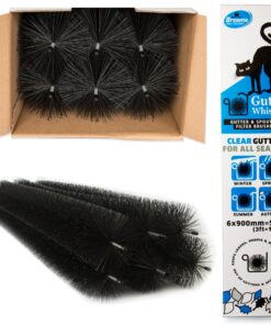 Gutter Whiskers Gutter Guard, 18-Foot Pack, Contains 3ft x 4.1in, 6 Pack 11 91lhYNU8UL