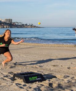 RampShot Standard Set - Game for The Backyard, Beach, Park, Indoors - Portable and Easy to Carry Includes 4 Balls, Stickers and Rule Book 19 91lkPryBYLL